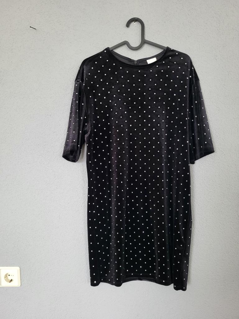 H&M pailletten feestjurk maat XS/S, H&M, Verzenden, Zwart, Nieuw