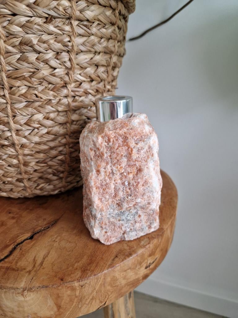 Nieuw diffuser steen edelsteen calciet vaas vaasje, Huis en Inrichting, Woonaccessoires | Vazen, Overige kleuren, Nieuw, Ophalen of Verzenden