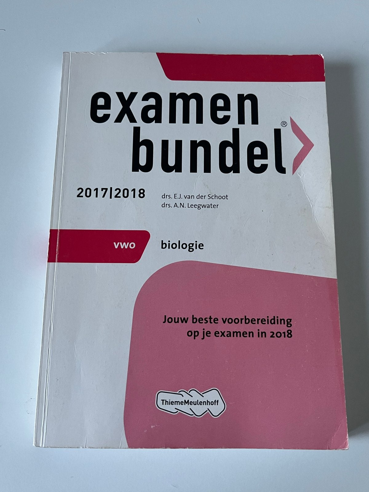 Examenbundel VWO Biologie 2017/2018 & 2018/2019, Ophalen of Verzenden, Beta, Zo goed als nieuw, WO