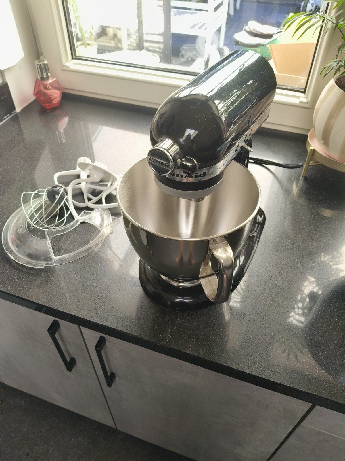 KitchenAid Artisan Keukenmixer Zwart, Ophalen, Vaatwasserbestendig