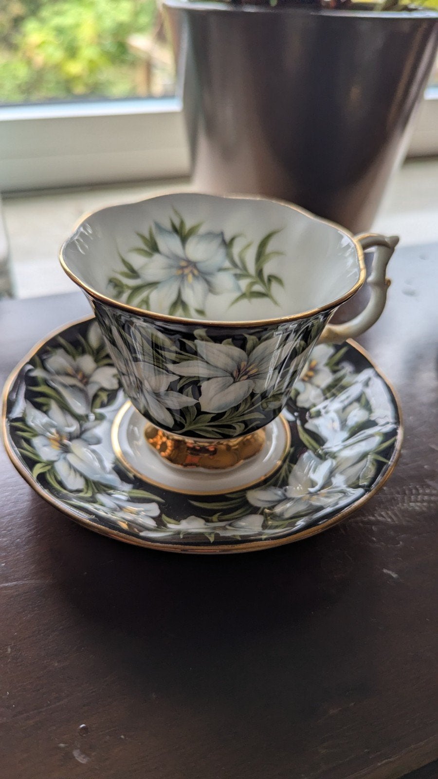 2x Royal Albert Provincial Flowers the Lilies kop en schote, Ophalen
