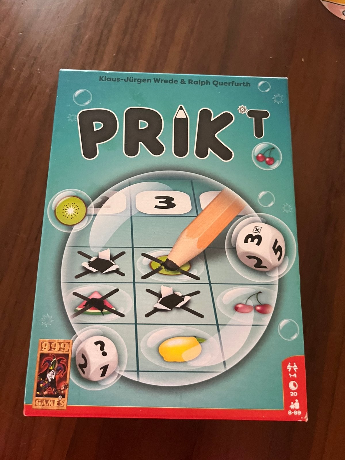 Prik t prikt 999 games spel, Ophalen of Verzenden, Zo goed als nieuw