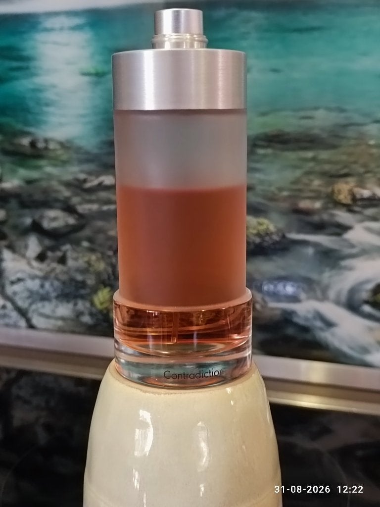 Calvin Klein parfum contradiction. 100 ml.  Gebruik. € 25,00, Ophalen of Verzenden, Gebruikt