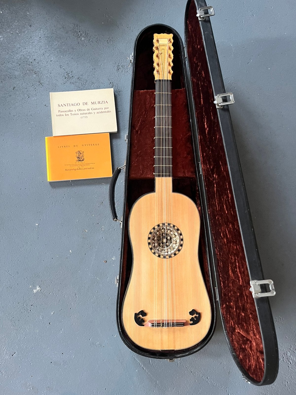 5 korige snarige Barok gitaar Voboam baroque guitar lute, Ophalen, Gebruikt