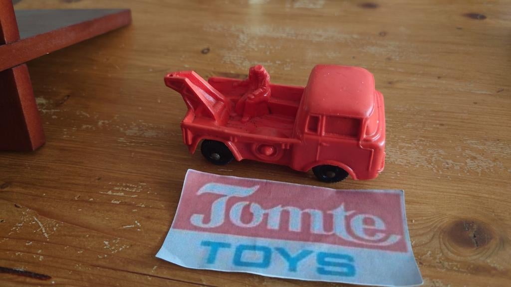 Tomte Laerdal Noorwegen nr.17 Jeep Service sleepwagen, Antiek en Kunst, Antiek | Speelgoed, Ophalen of Verzenden