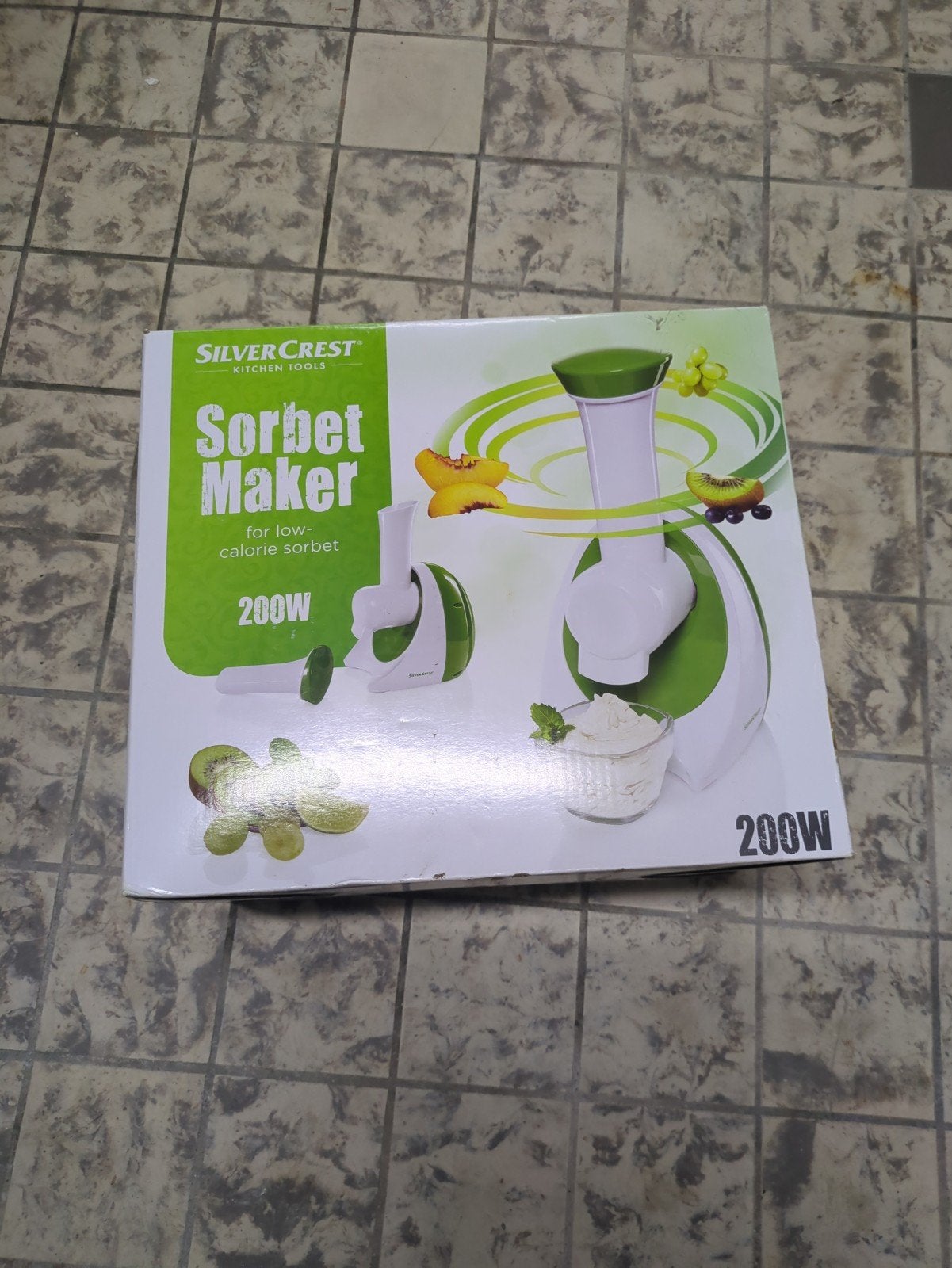 SilverCrest Sorbet Maker, Ophalen