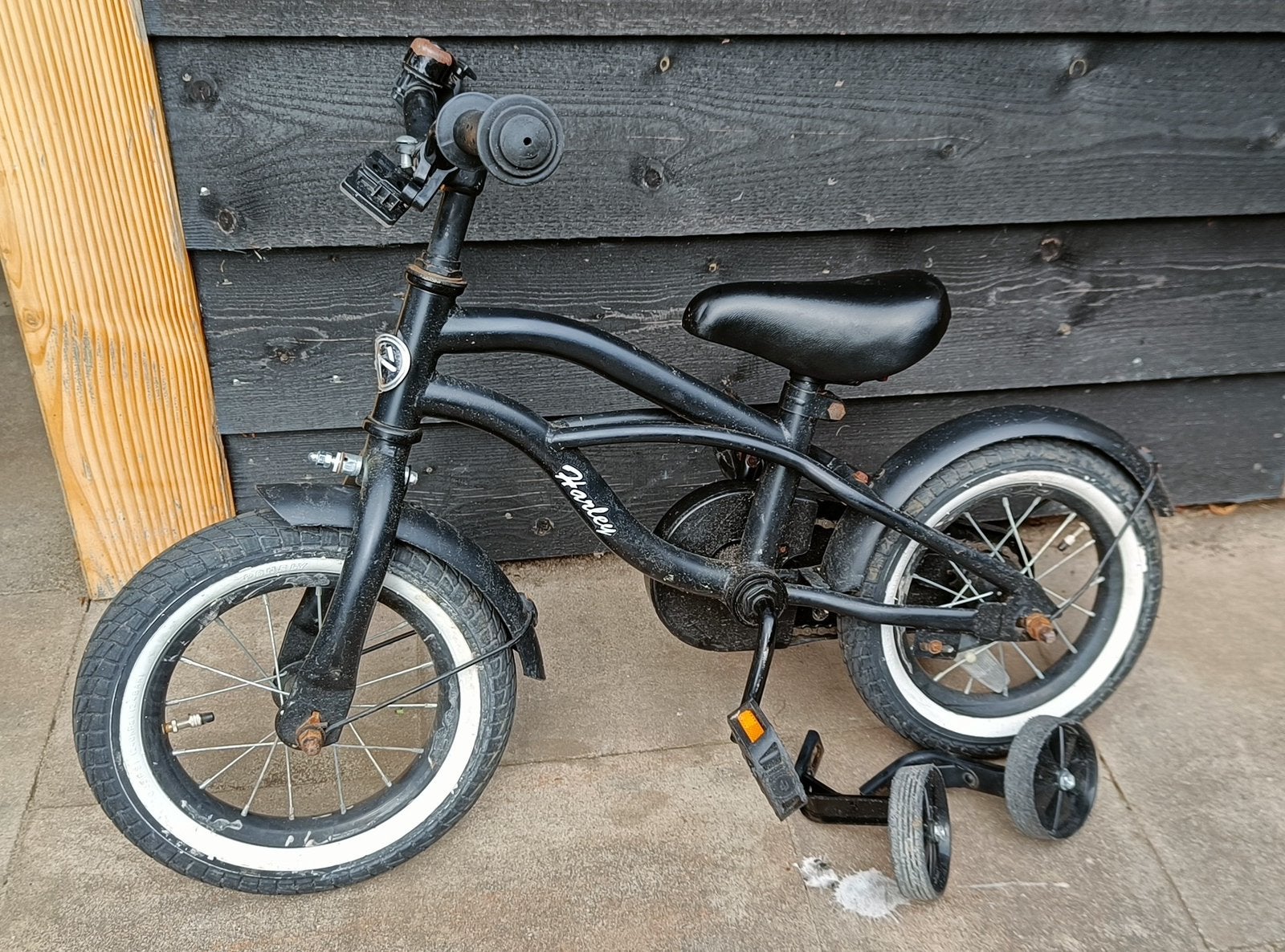 Kinderfiets 12 inch, Ophalen, Terugtraprem, Zijwieltjes, Minder dan 16 inch