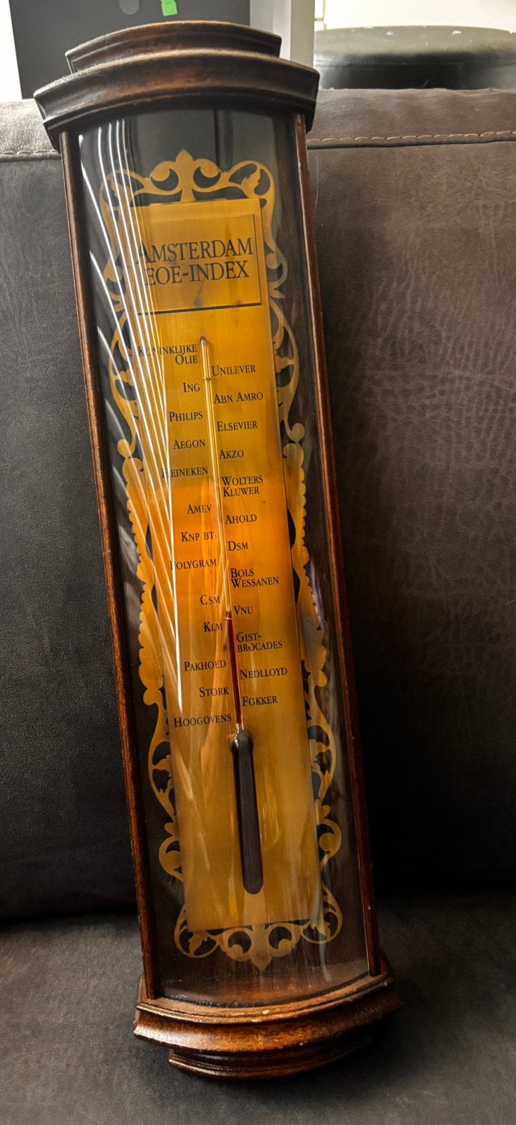 Barometer 55 cm antiek Pakhoed/Vopak, Ophalen of Verzenden