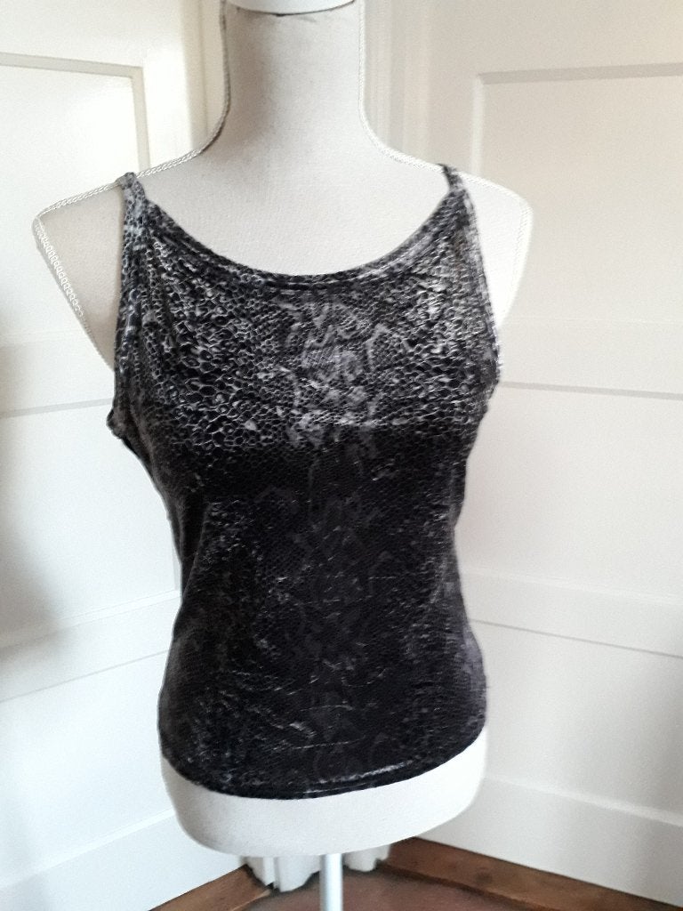 Mooi velours topje      maat S, Kleding | Dames, Verzenden, Zwart, Zo goed als nieuw, Maat 36 (S)