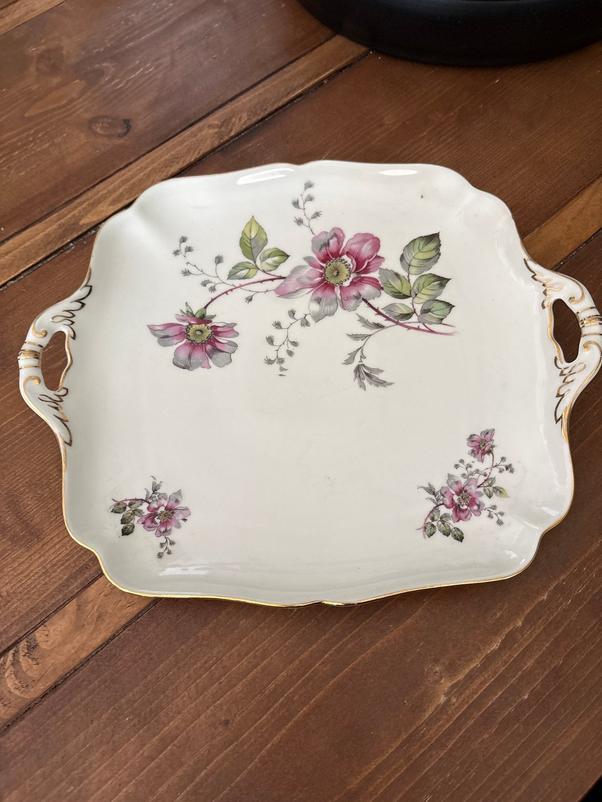 Vintage Mitterteich Bavaria porseleinen set - 9 bordjes + sc, Antiek en Kunst, Antiek | Porselein, Ophalen