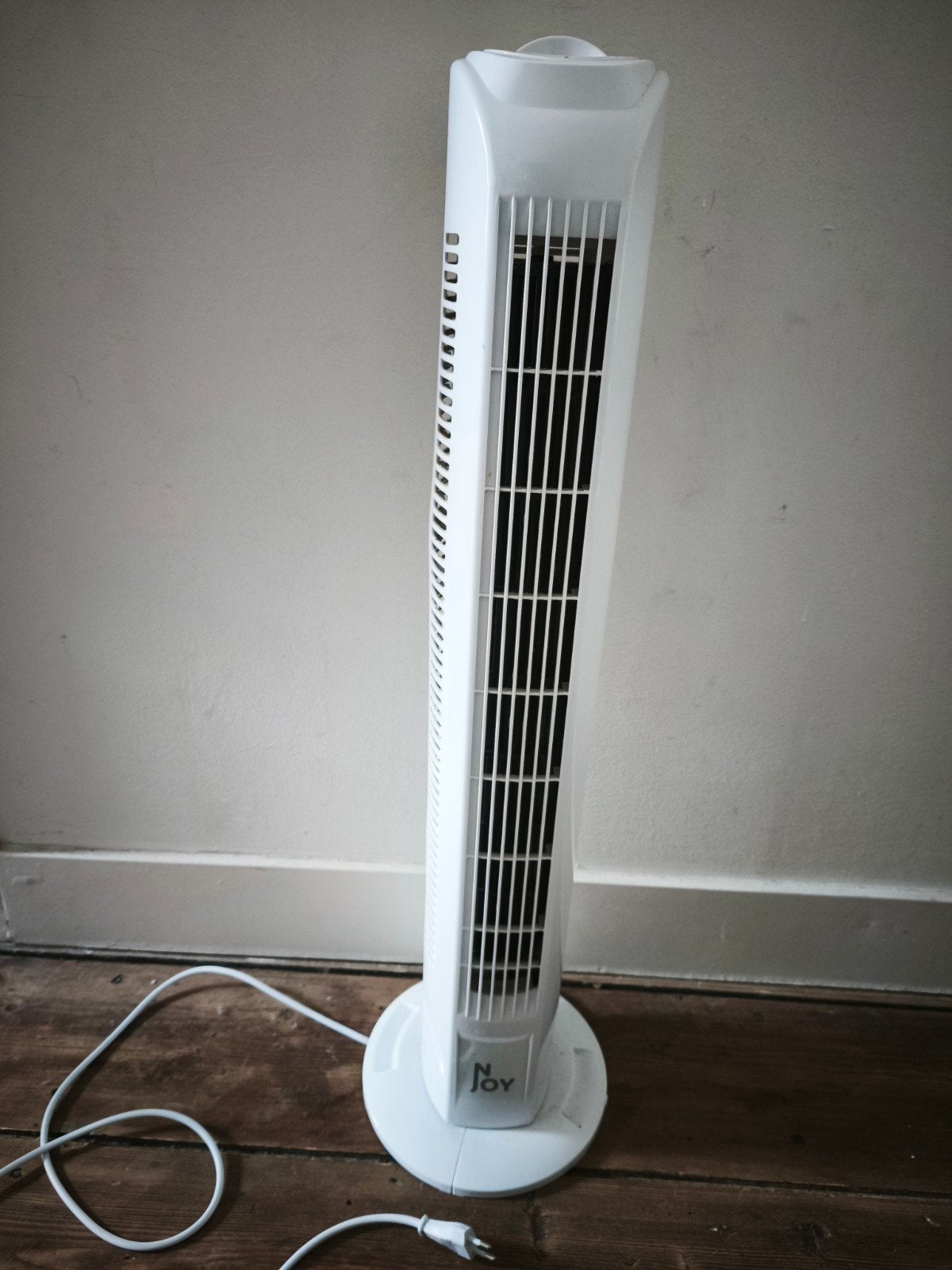 Witte torenventilator met 3 snelheden, Ophalen of Verzenden, Zo goed als nieuw, Torenventilator