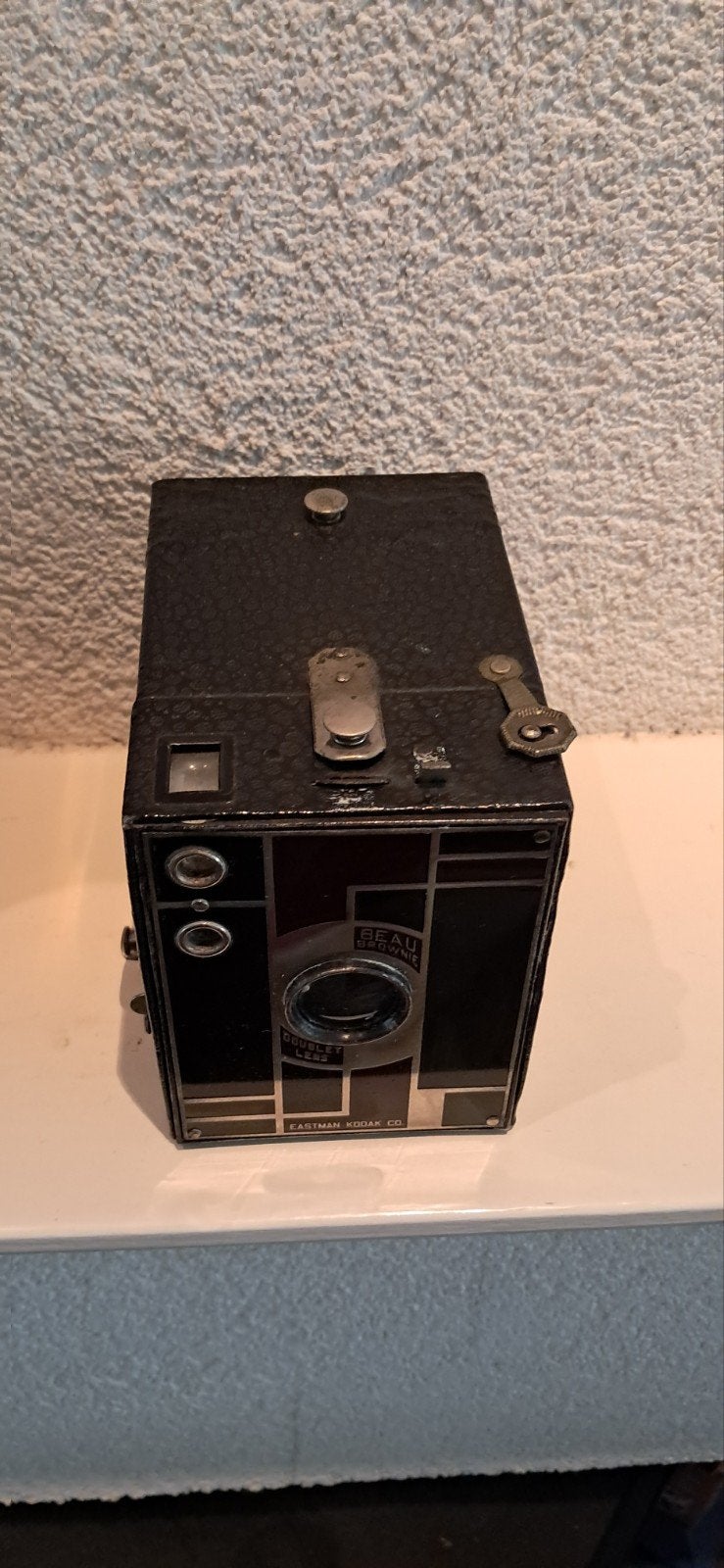 Nostalgische Kodak Beau Brownie 2 camera, Verzamelen, Ophalen of Verzenden, Voor 1940, Fototoestel