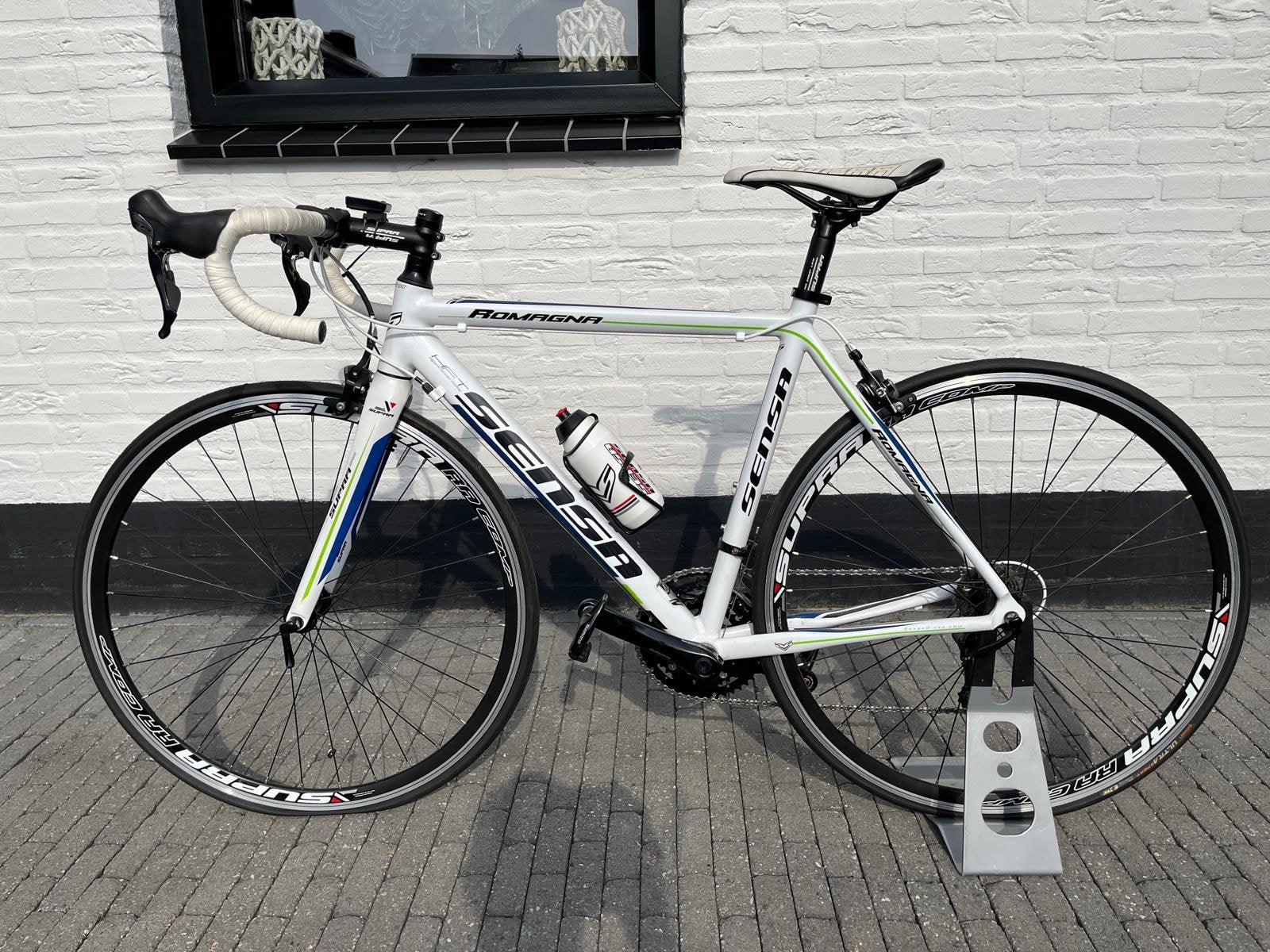 Sensa v Romagna supra str 8 racefiets incl standaard, Fietsen en Brommers, Fietsen | Racefietsen, Velgrem, Aluminium, 49 tot 53 cm