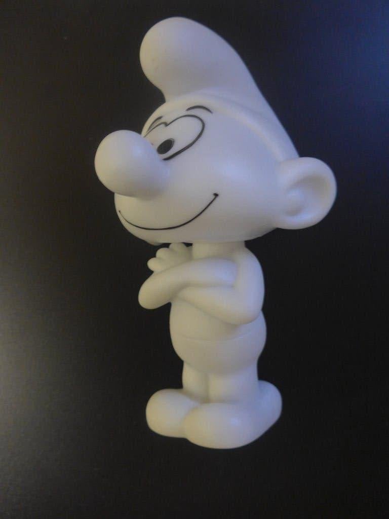 Witte Smurf nachtlampje, Verzamelen, Ophalen of Verzenden, Zo goed als nieuw, Overige Smurfen, Gebruiksvoorwerp
