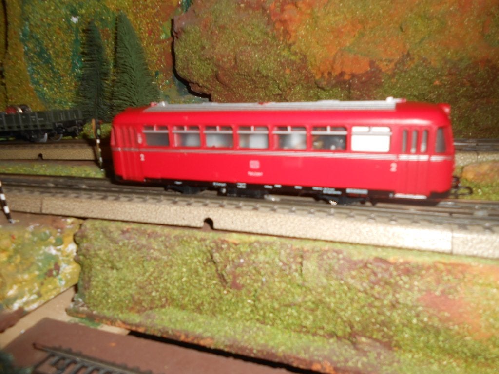 Märklin 3016,  railbus van de DB......... MFX   digitaal, Wisselstroom, Locomotief, Analoog, Ophalen of Verzenden