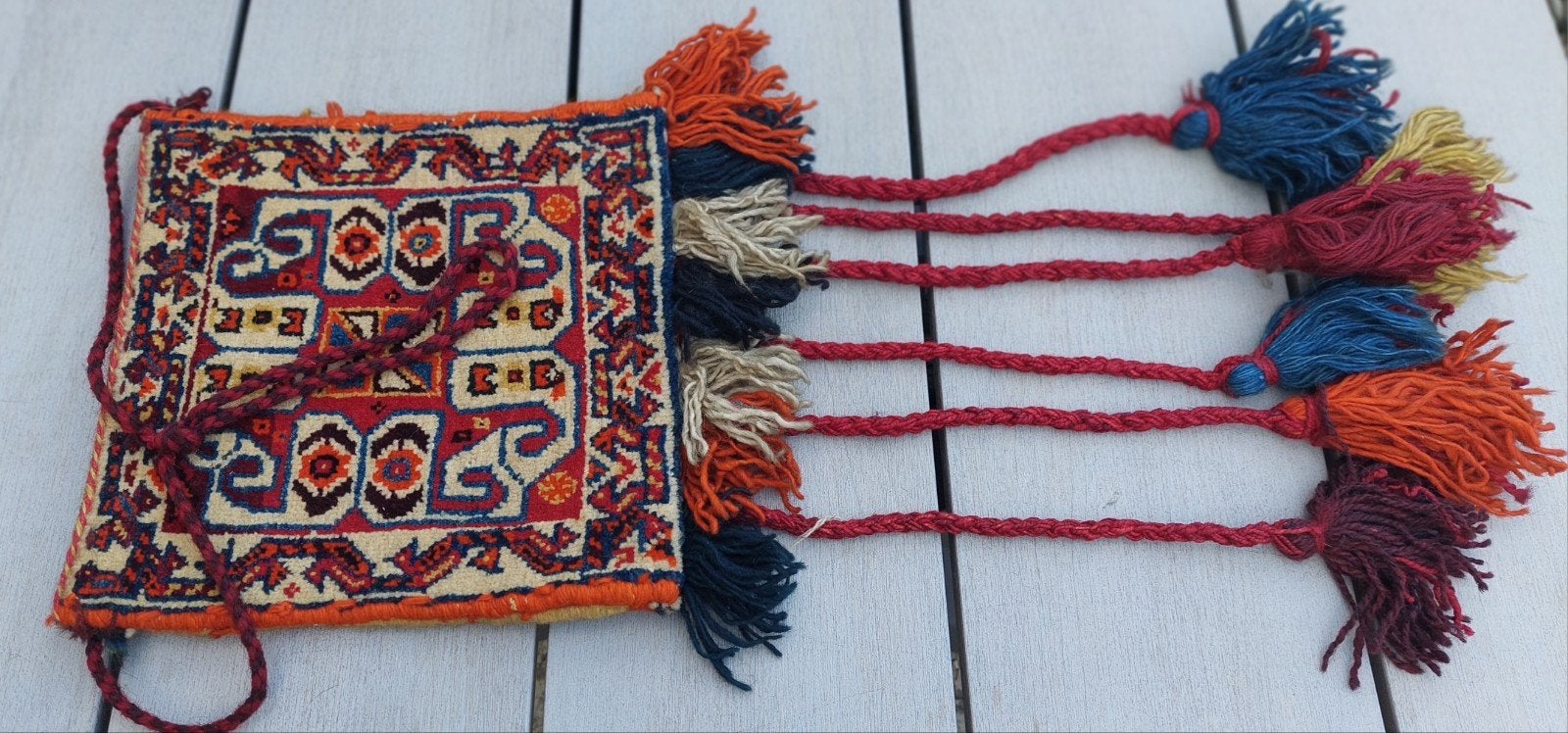 Antieke Perzische kamelentas /ezeltas / zadeltas, Antiek en Kunst, Ophalen of Verzenden