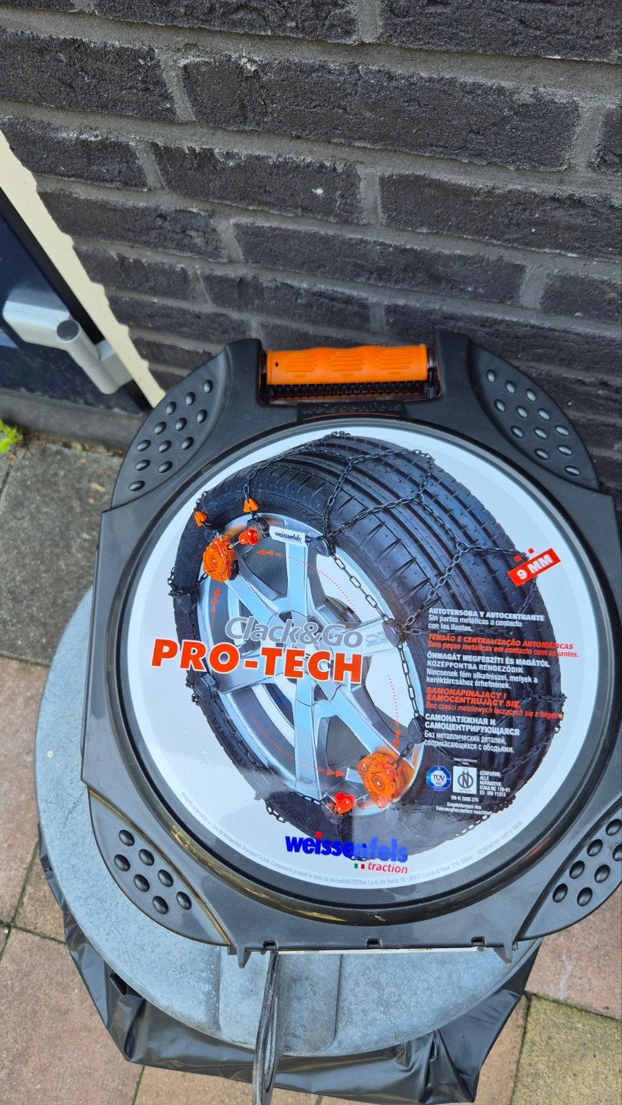 Weissenfels Clack & Go Pro-Tech Sneeuwkettingen 9mm, Ophalen of Verzenden, Zo goed als nieuw