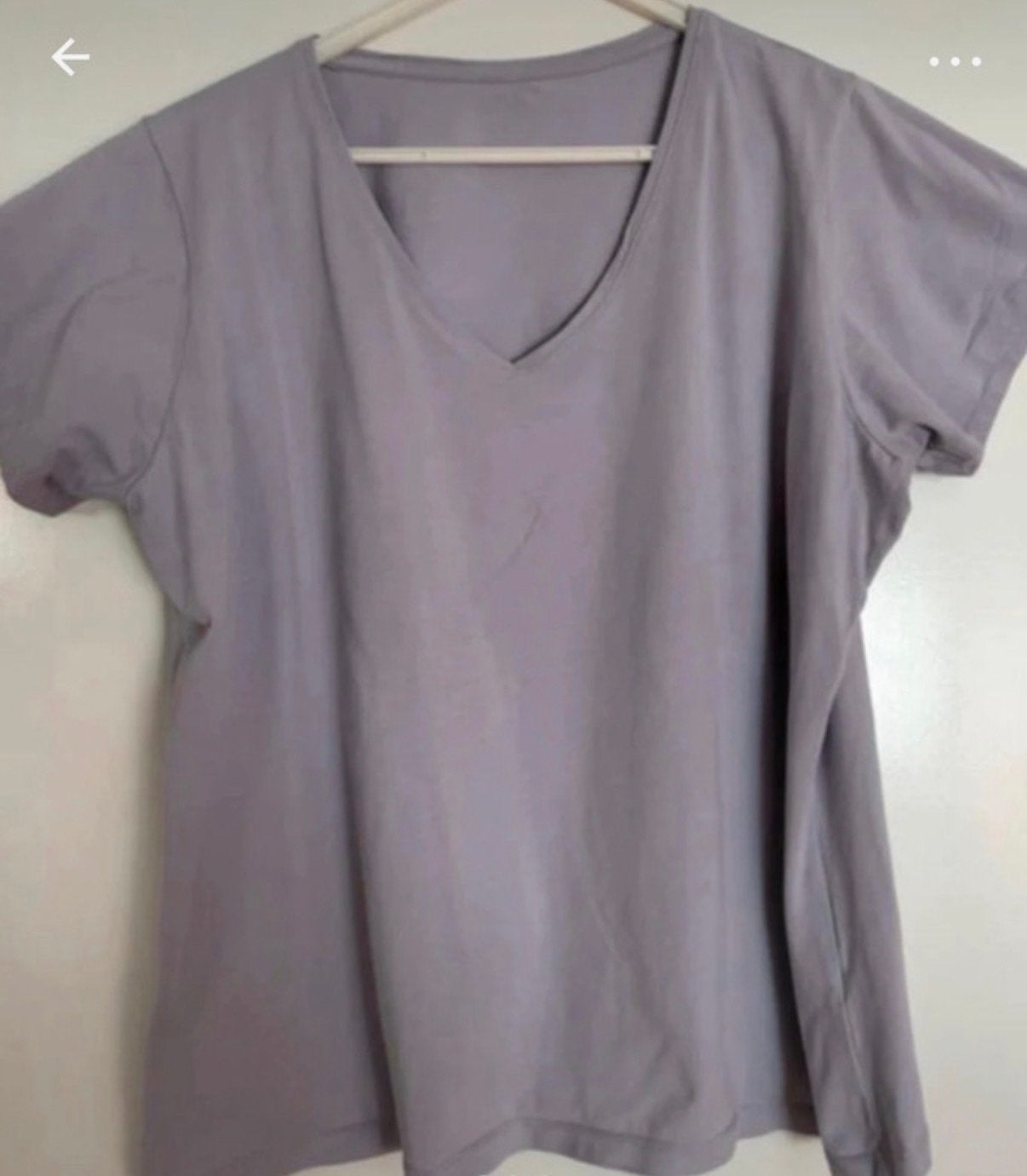 Zeeman T-shirt Dames Lila V-hals Maat XXL, Paars, Maat 46/48 (XL) of groter, Ophalen of Verzenden, Korte mouw