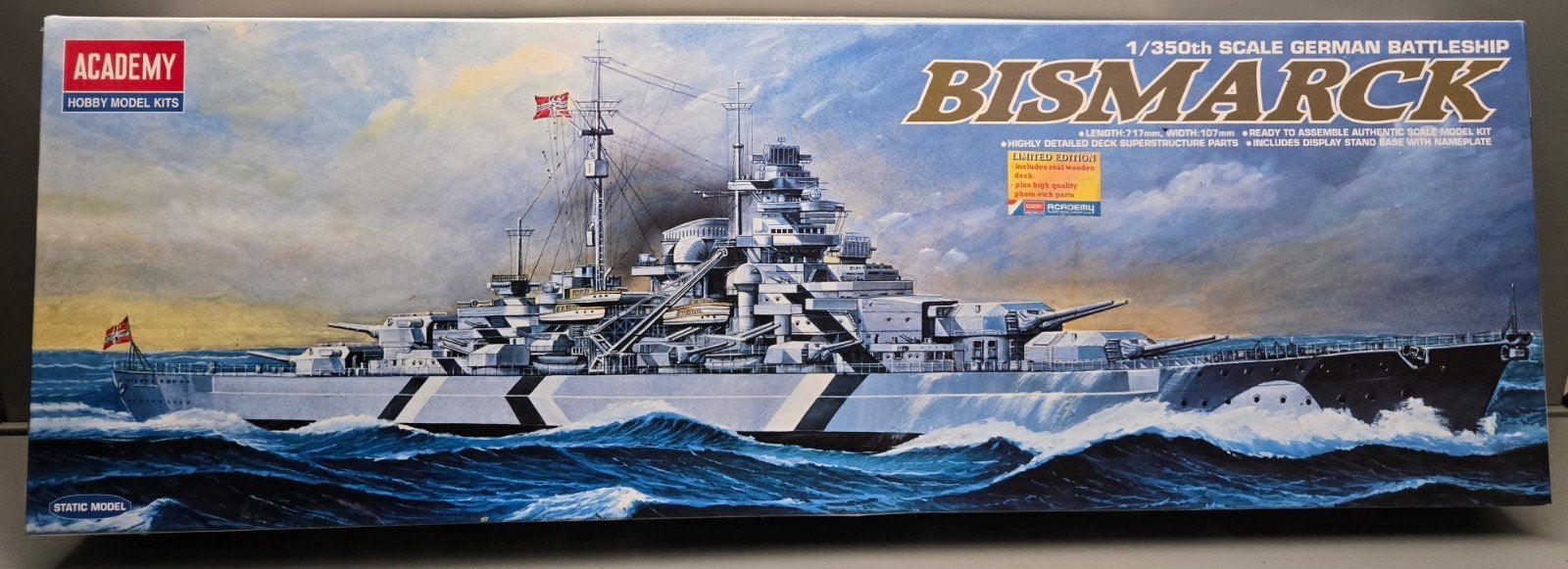 Academy Bismarck 1/350 Limited Edition Modelbouwschip, Hobby en Vrije tijd, Ophalen of Verzenden, Nieuw, 1:200 of kleiner, Overige merken