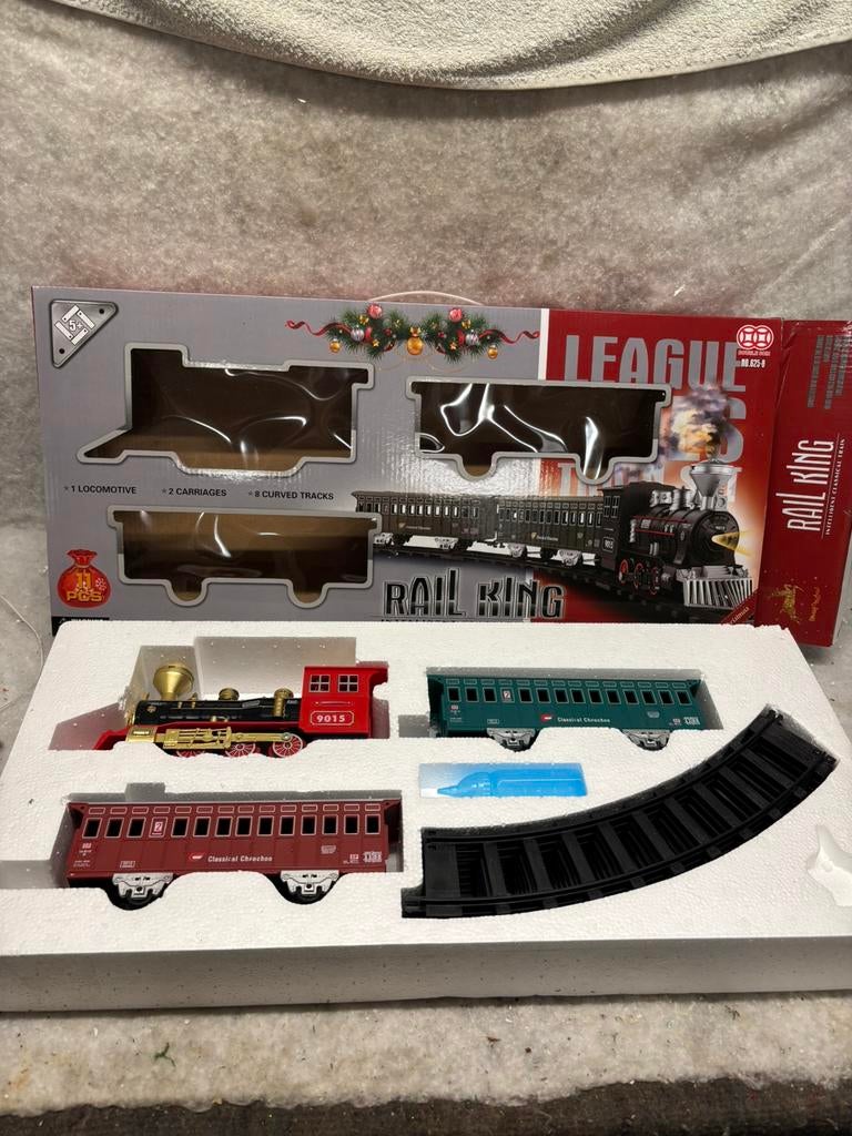 Trein rail king (geen lemax), R, R, R, Ophalen of Verzenden