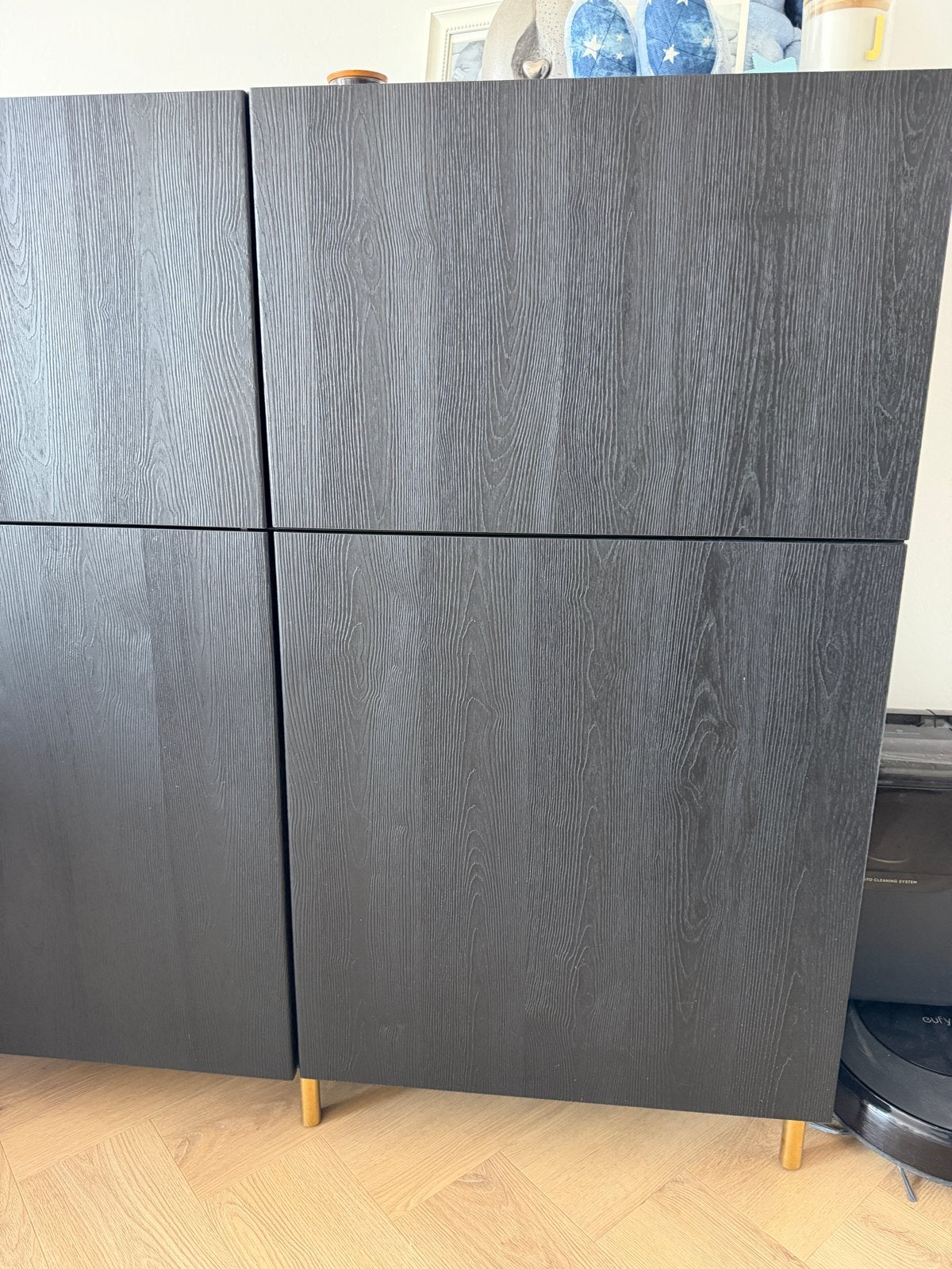 IKEA Besta Timmerviken deurtjes zwart (9 stuks), Huis en Inrichting, Kasten | Overige, Ophalen, Zo goed als nieuw
