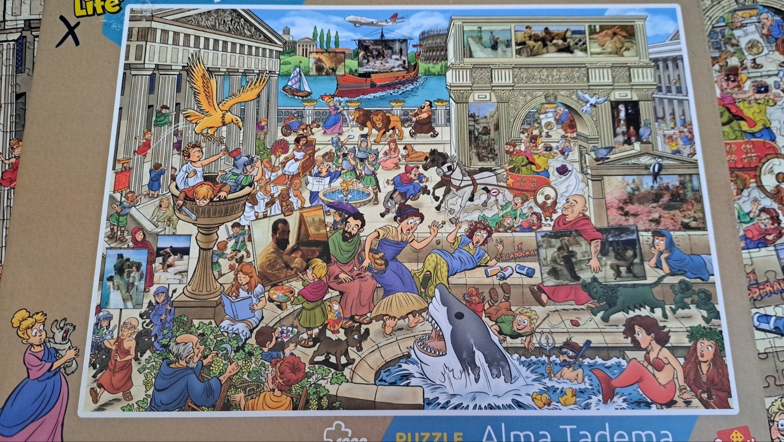 That's Life puzzel 1000 stukjes, Hobby en Vrije tijd, Denksport en Puzzels, Ophalen of Verzenden, 500 t/m 1500 stukjes, Zo goed als nieuw