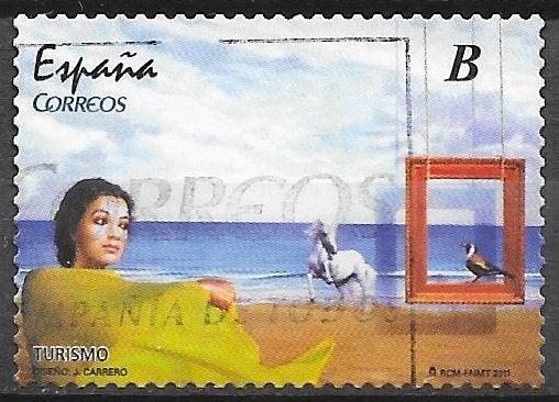 Spanje: Mi. 4572 uit 2011, Postzegels en Munten, Ophalen of Verzenden, Gestempeld