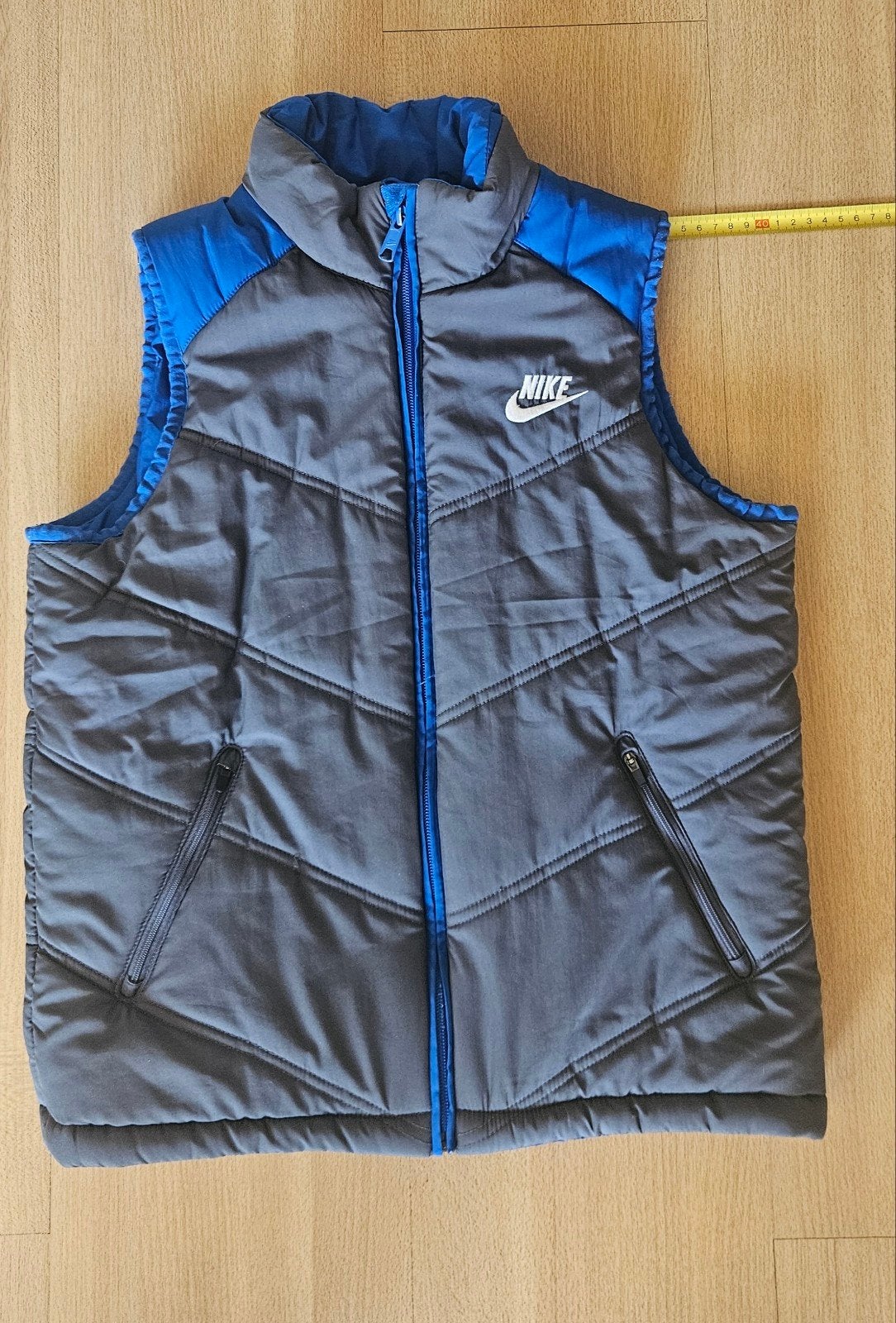 nike bodywarmer maat S, Maat 38/40 (M), Blauw, Nike, Ophalen of Verzenden