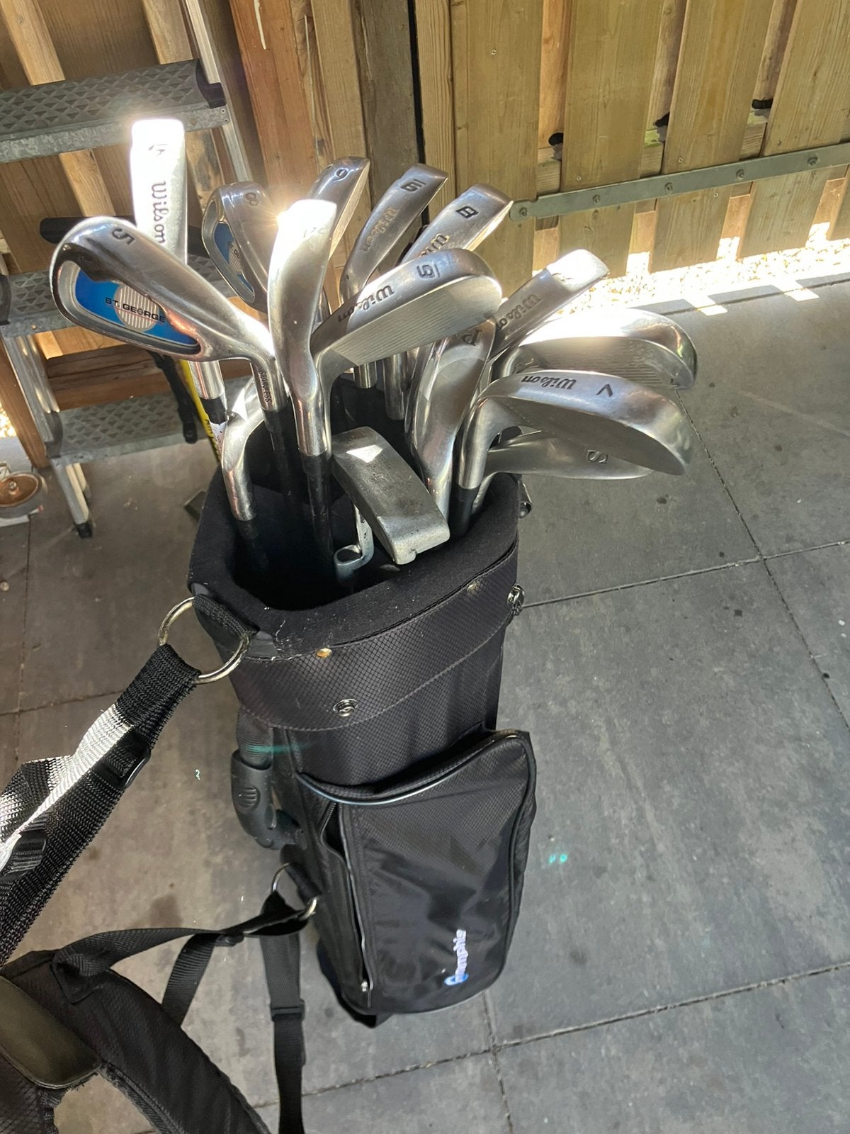 Golfclub setjes St. George, Wilson 14 stuks, Sport en Fitness, Golf, Ophalen, Gebruikt, Club