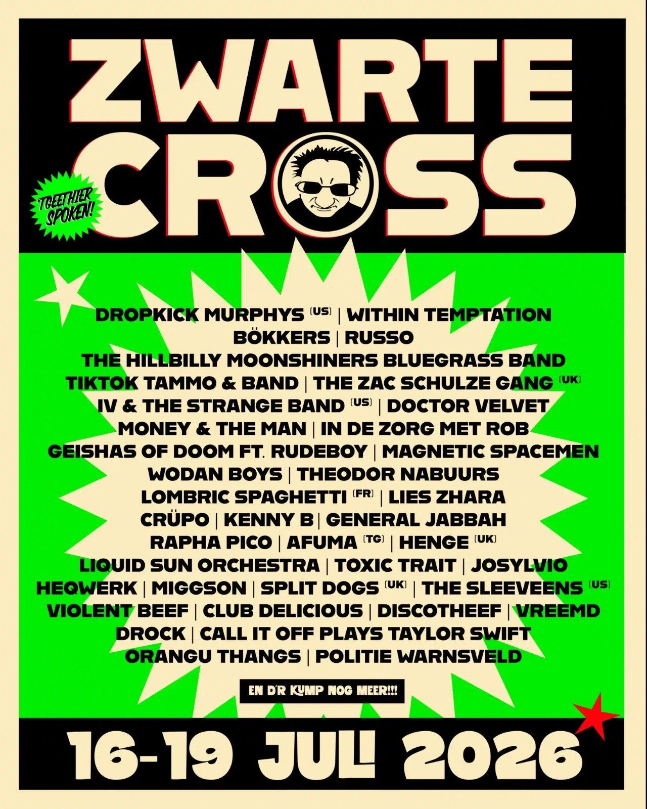 Zwarte cross zaterdag tickets 2x, Tickets en Kaartjes, Twee personen