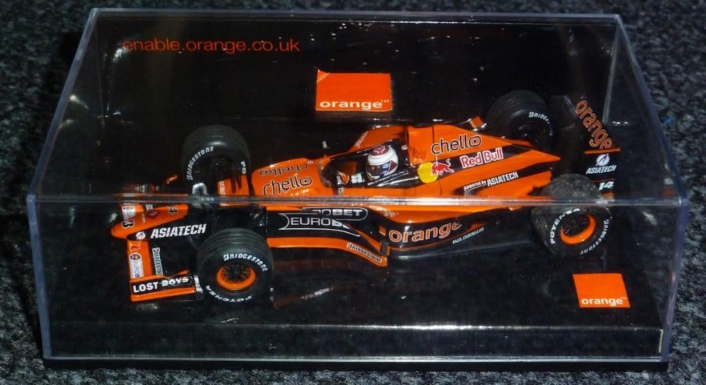 2001 - Arrows Asiatech A22 - Jos Verstappen - Orange promo, Ophalen of Verzenden, Zo goed als nieuw, Auto, MiniChamps