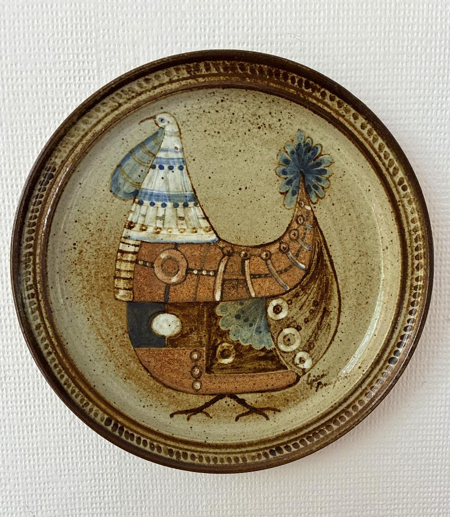 Bord decoratief porselein voor aan de muur, Antiek en Kunst, Antiek | Porselein, Ophalen of Verzenden