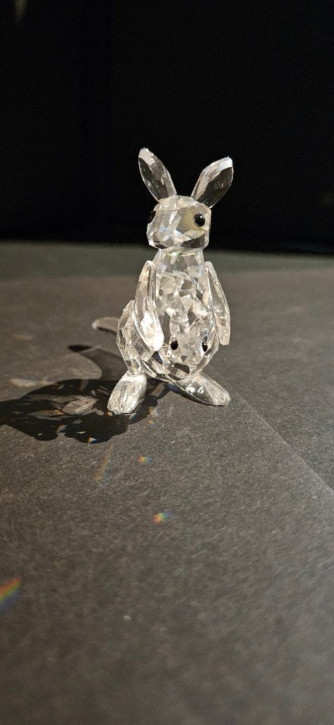 Swarovski 181756 - Kangoeroe met jong, Verzamelen, Swarovski, Ophalen of Verzenden, Zo goed als nieuw, Figuurtje