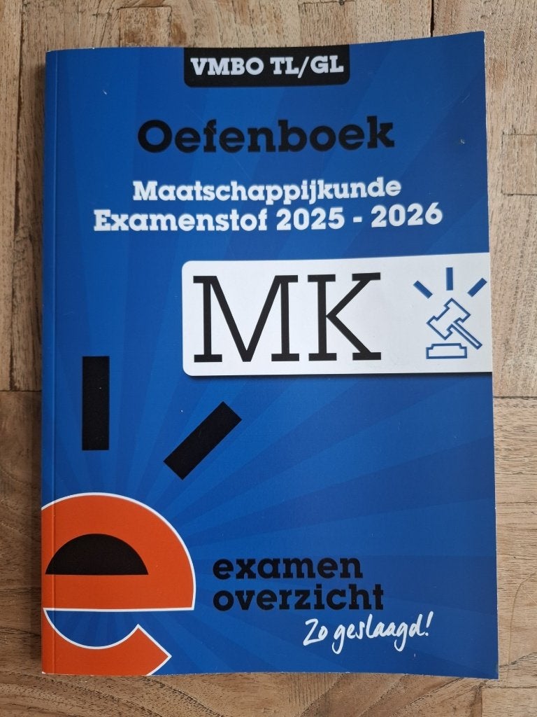 Examen bundel ,oefenboek ,Maatschappijkunde 2025-2026, Boeken, Ophalen of Verzenden, Zo goed als nieuw, VMBO, Maatschappijleer