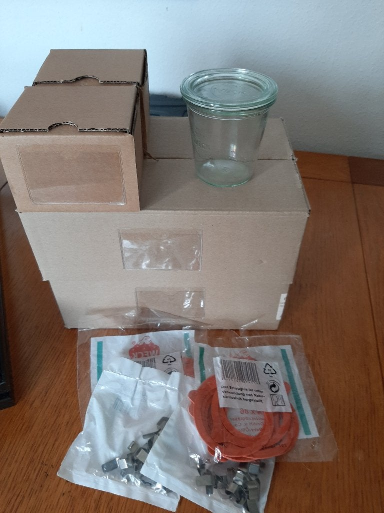 weckpotjes, Ophalen, Nieuw