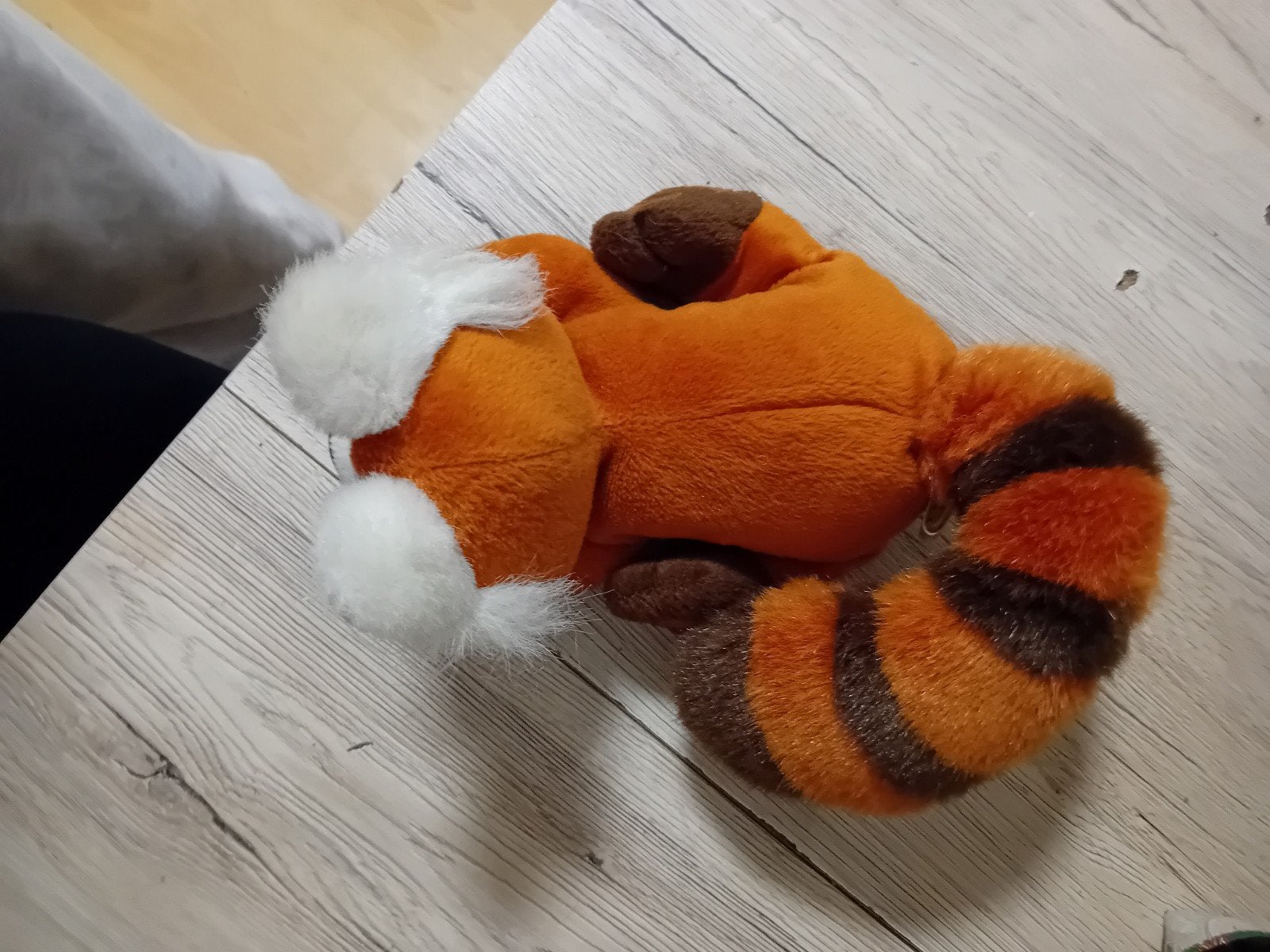 Schattige rode panda knuffel - Zo goed als nieuw, Oranje, Overige typen, Ophalen of Verzenden, Zo goed als nieuw