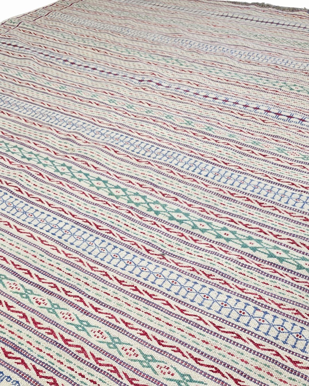 Groot Kelim Flatweave Jejim 300x200 wollen vloerkleed, 1185VB, Info@rugsandcarpets.nl, De handelmaatschappij, 150 tot 200 cm
