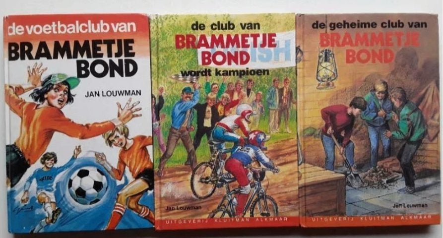 11 jeugd en kinderboeken (oa. Brammetje Bond, Kameleon)-zgan, Boeken, Ophalen of Verzenden, Gelezen, Jan Louwman, Fictie