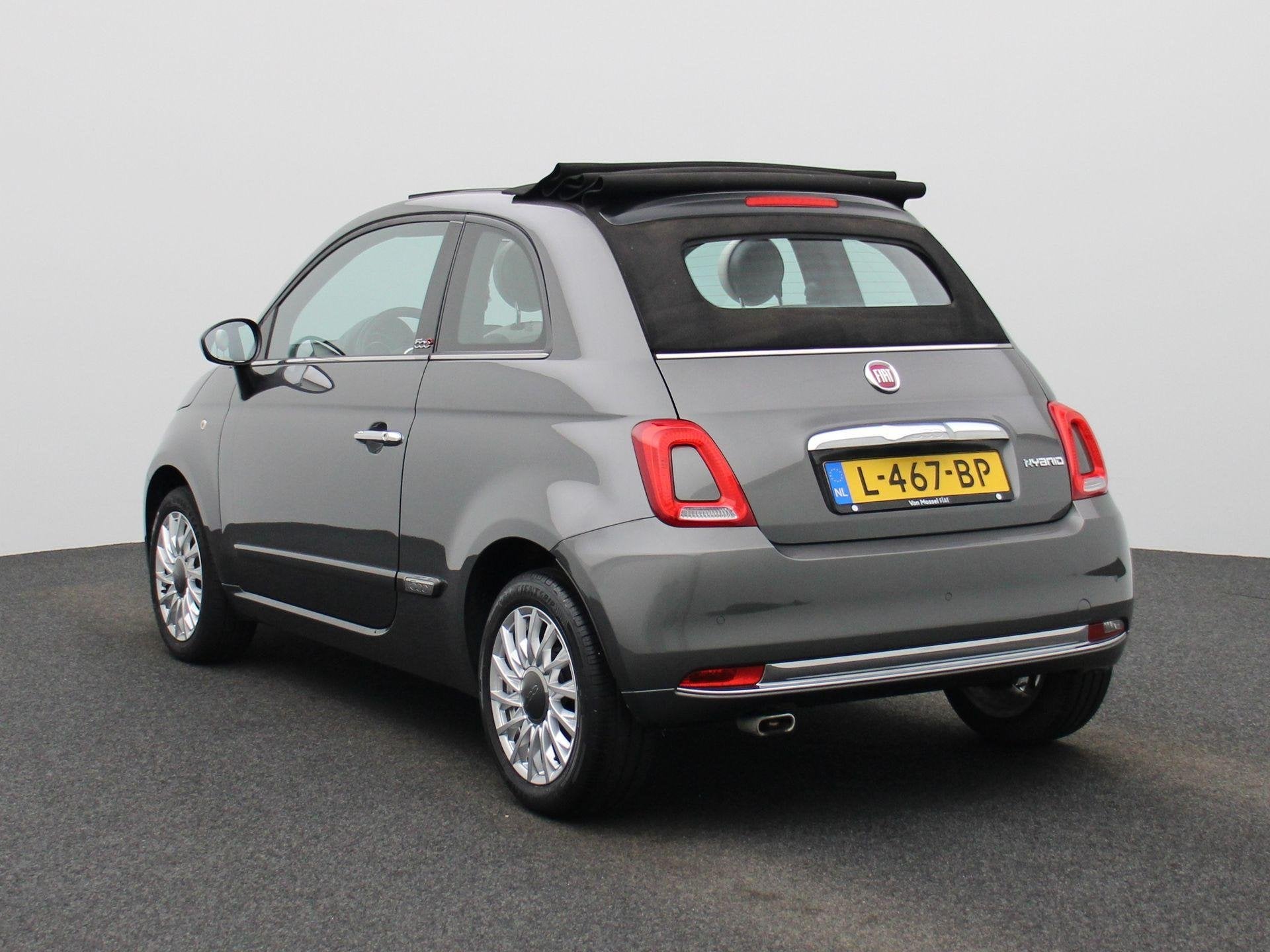 Fiat 500 C 1.0 Hybrid Star | Cabrio | Parkeer sensoren | Nav, Auto's, 12 maanden, Stof, Gebruikt, Euro 6
