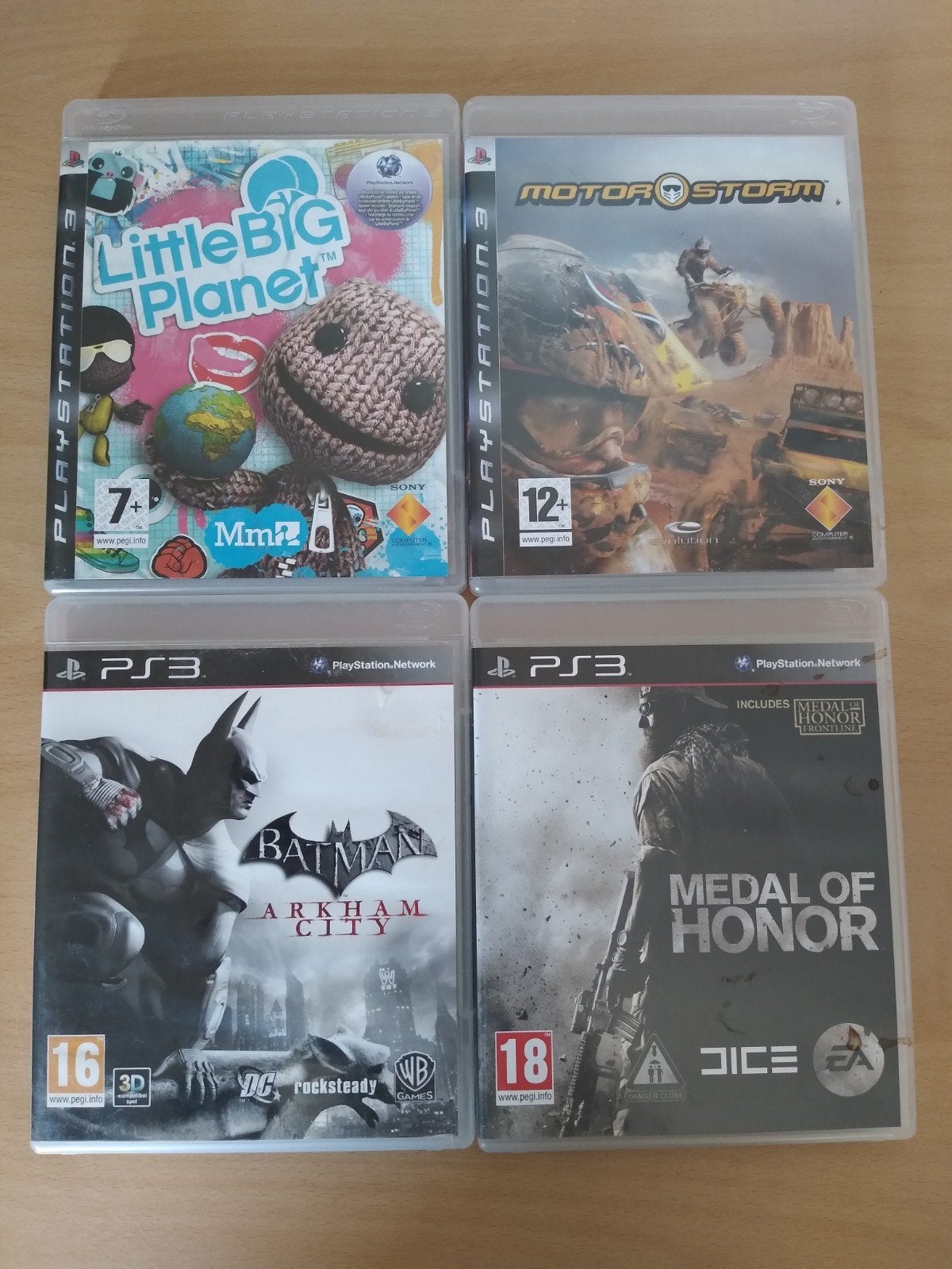 PS3 - Motorstorm, LittleBigPlanet, Batman: Arkham City, MoH, Spelcomputers en Games, Games | Sony PlayStation 3, Ophalen of Verzenden