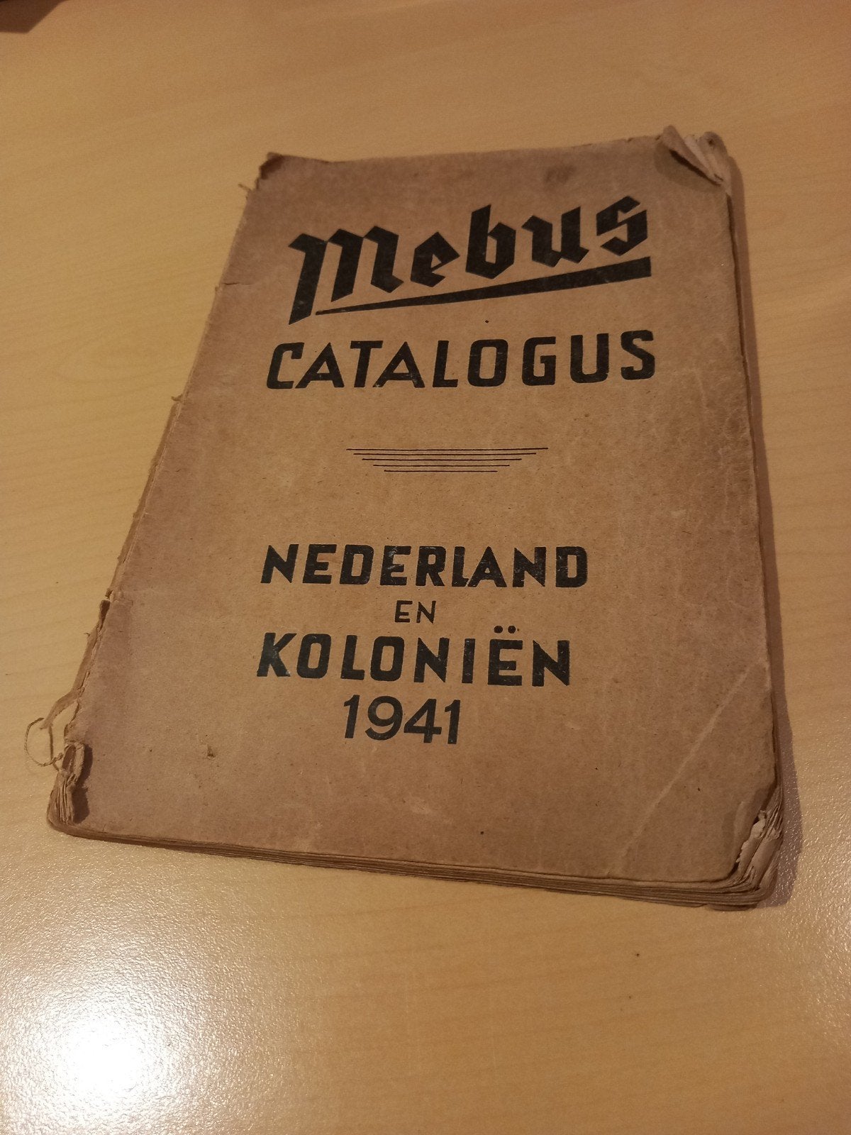 Antieke Mebus Catalogus Nederland en Koloniën 1941, Postzegels en Munten, Ophalen of Verzenden, Catalogus