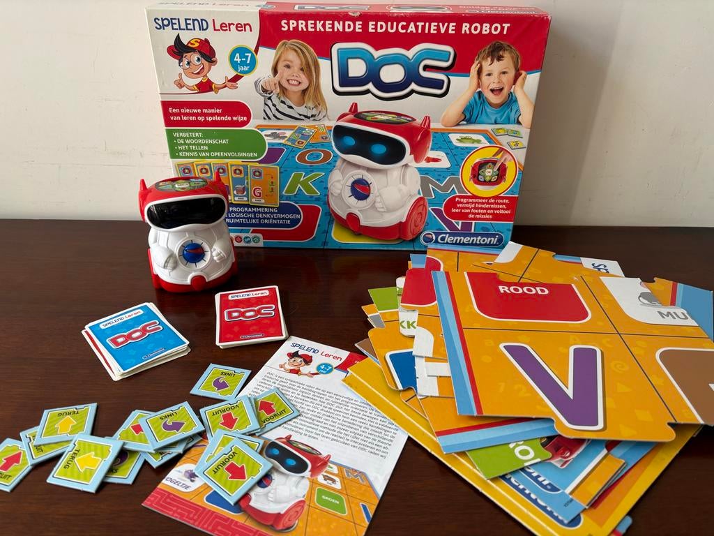 Clementoni DOC Spelend Leren Educatieve Robot, Kinderen en Baby's, Speelgoed | Educatief en Creatief, Ophalen, Gebruikt, Bouwen