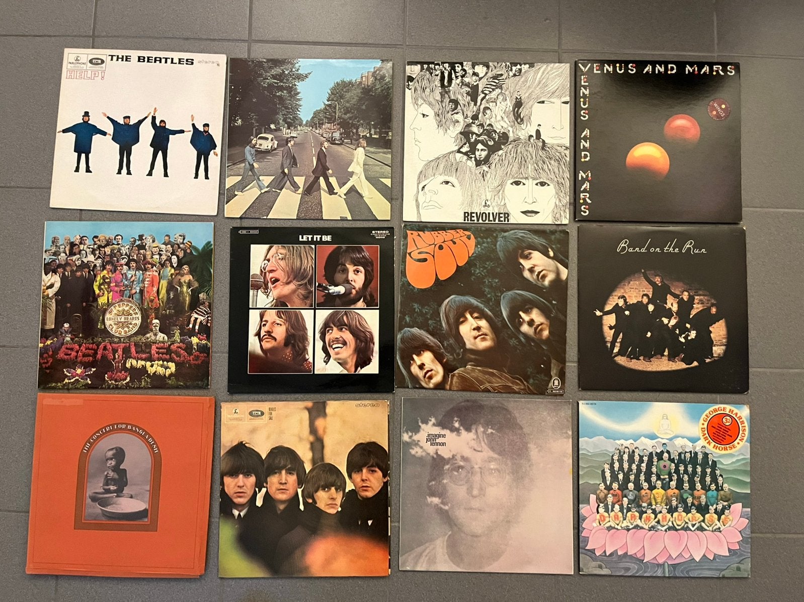 Verzameling van The Beatles + solo artiesten Lp’s te koop, Cd's en Dvd's, Vinyl | Pop, Ophalen of Verzenden, Zo goed als nieuw