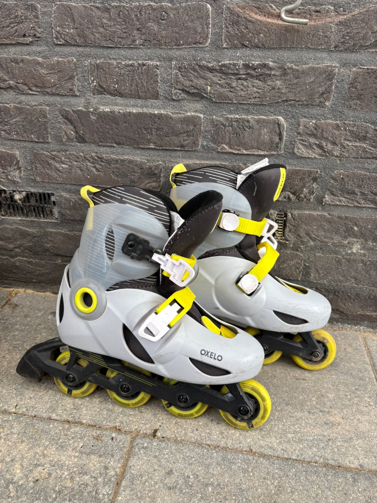 Skates Decathlon maat 34-36, Ophalen, Verstelbaar, Gebruikt, Kinderen