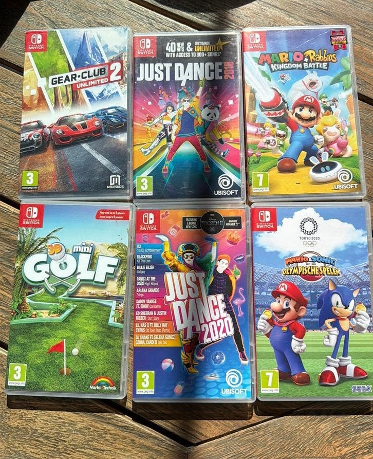 Nintendo Switch spellen, Spelcomputers en Games, 3 spelers of meer, Ophalen of Verzenden, Zo goed als nieuw, Vanaf 3 jaar