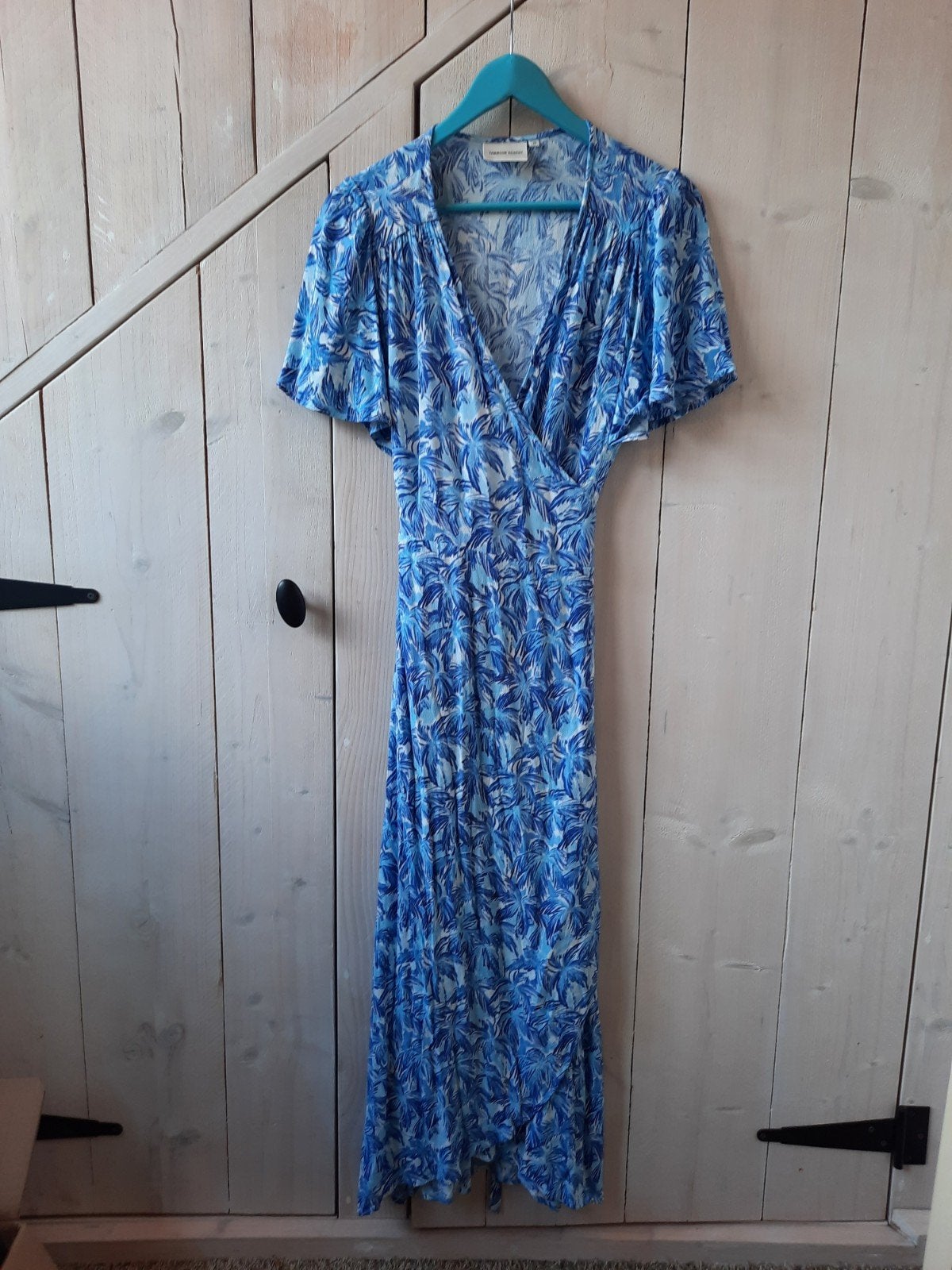 Fabienne Chapot Archana Butterfly Jurk Maat 40, Maat 38/40 (M), Blauw, Ophalen of Verzenden, Zo goed als nieuw