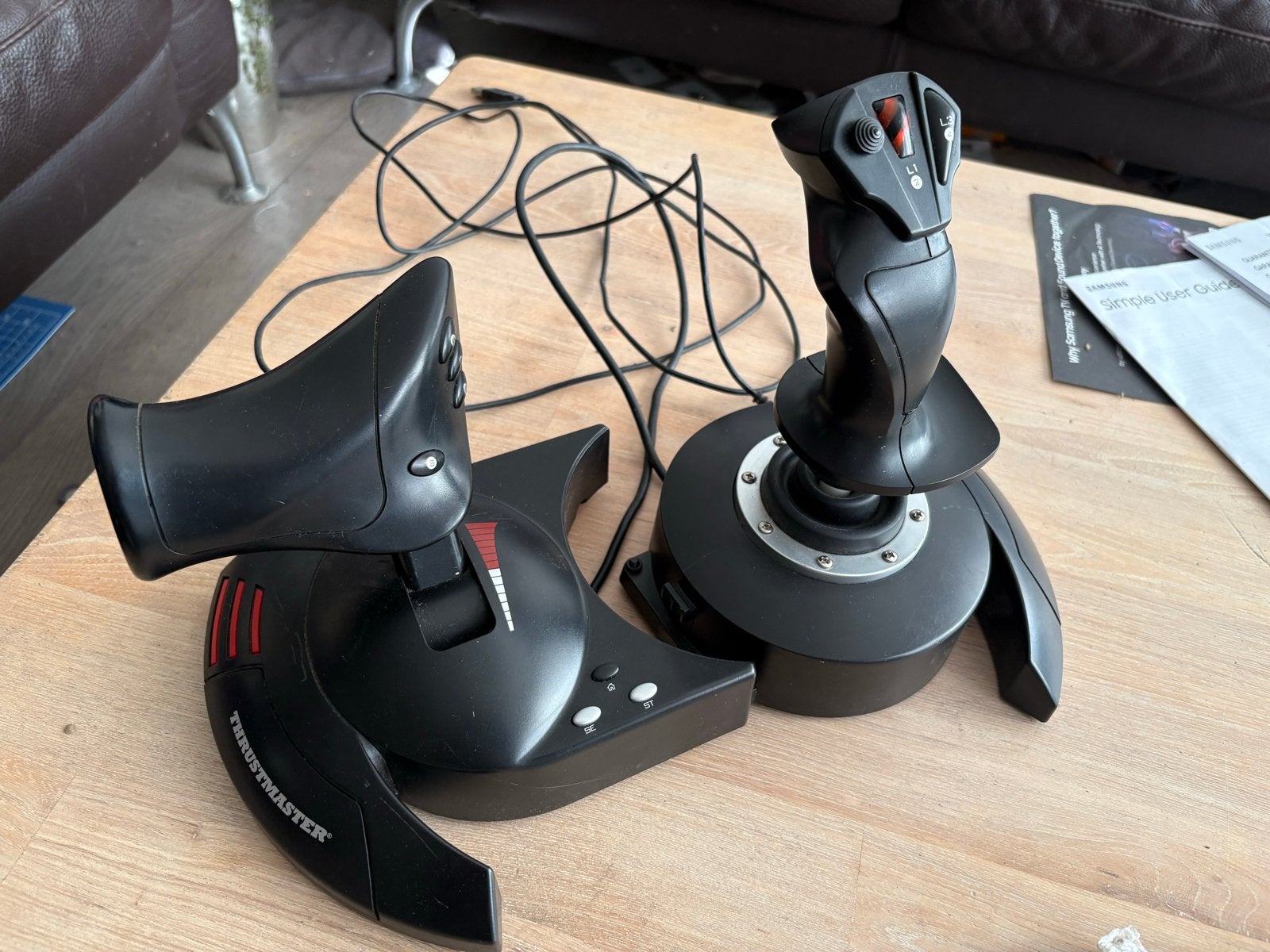 Thrustmaster T.Flight Hotas X Joystick & Throttle, Computers en Software, Ophalen of Verzenden, Zo goed als nieuw