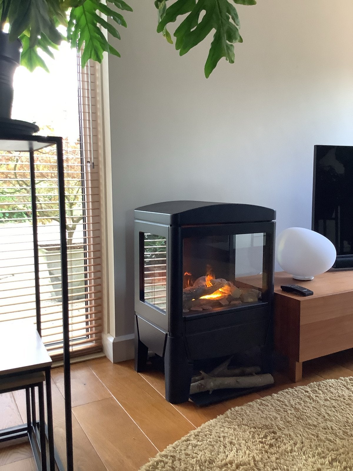 Faber Jelling Opti-myst elektrische haard, Huis en Inrichting, Haarden, Ophalen of Verzenden, Zo goed als nieuw, Vrijstaande haard