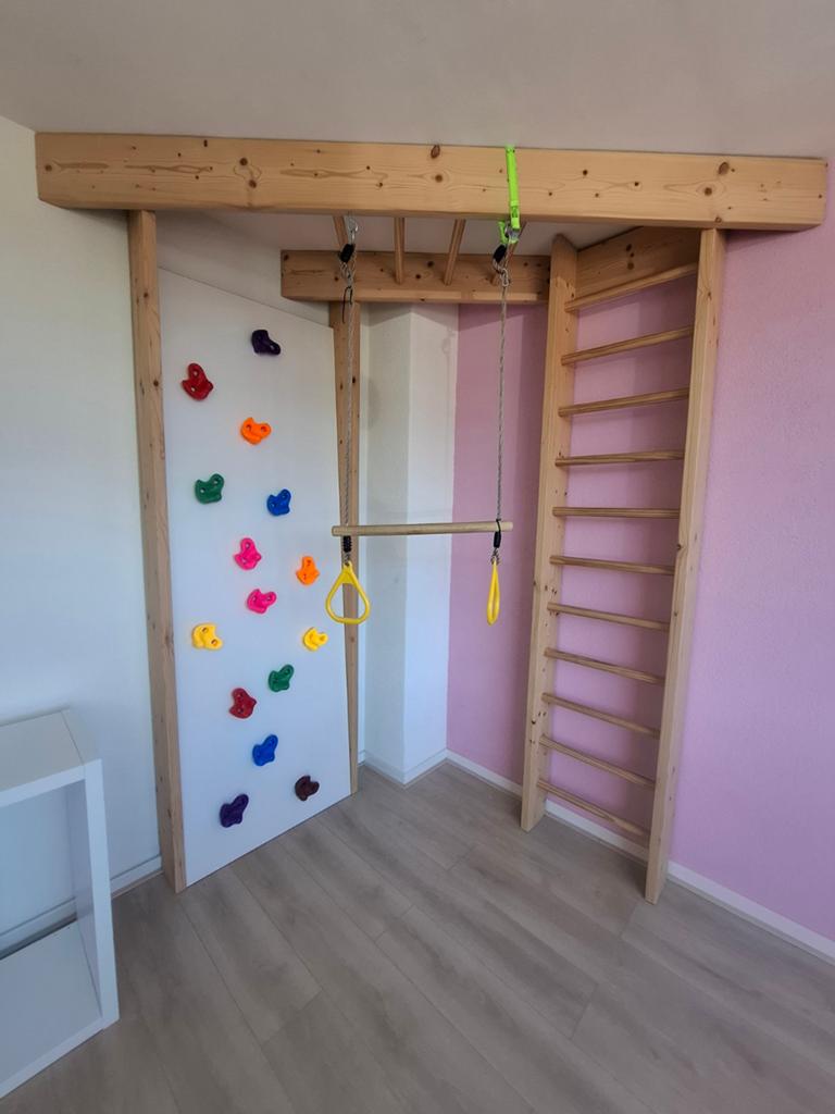 Klimwand ladder rekstok kind, Ophalen, Zo goed als nieuw