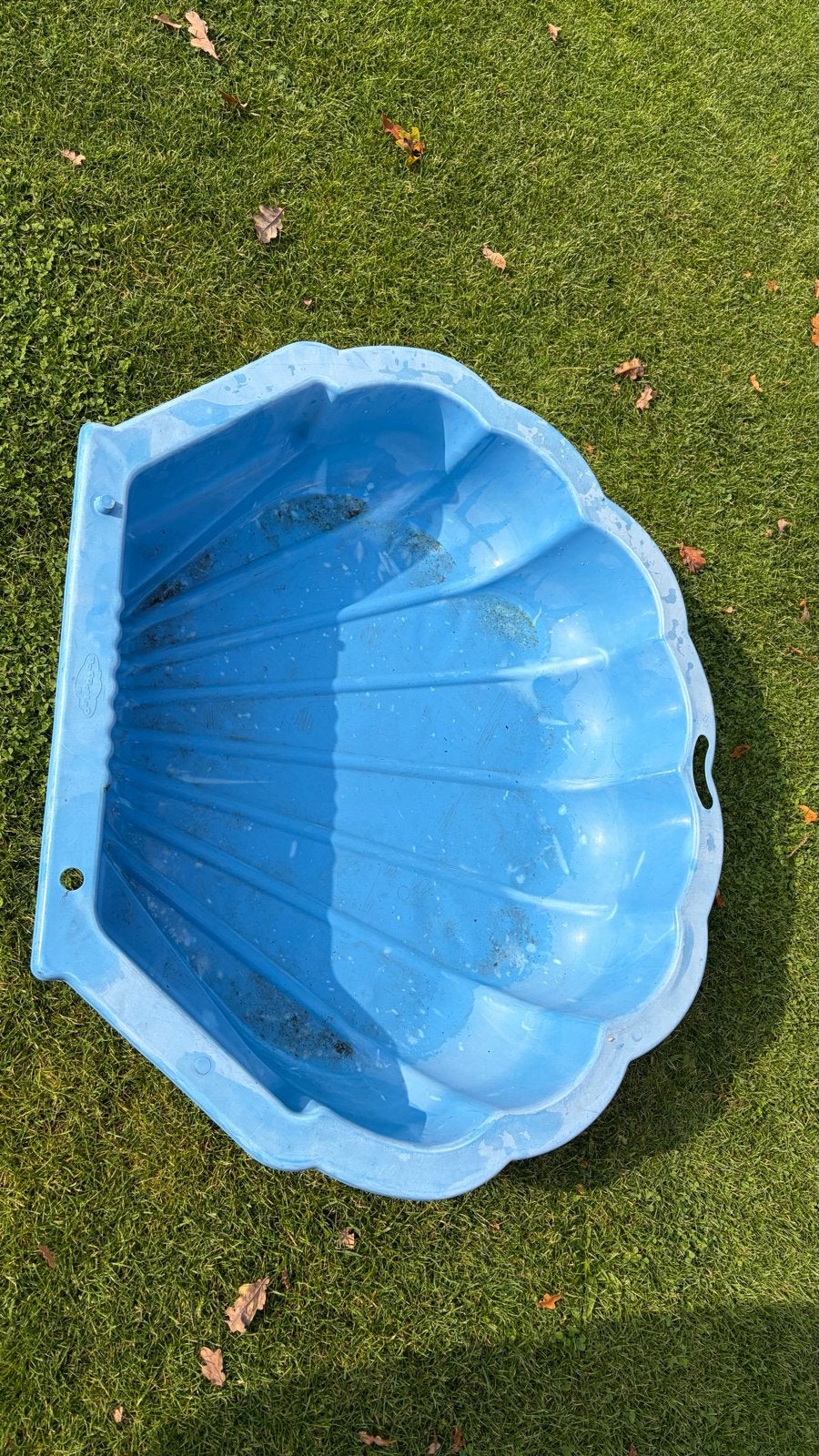 Blauwe schelp zandbak/zwembadje voor kinderen, Kinderen en Baby's, Ophalen, Gebruikt